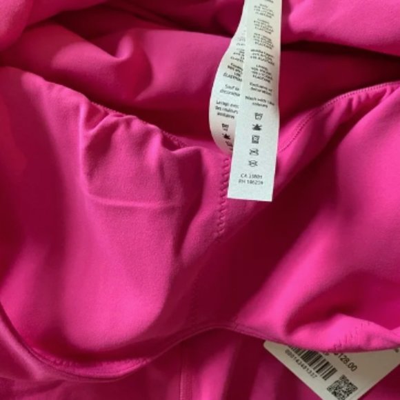 Lululemon Align Bodysuit 8" Sonic Pink ONSIE Size 10 - NEW! - Picture 10 of 15